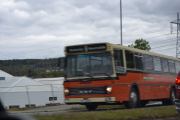 Kevin: Men nå kommer det veteraner på løpende bånd, her ser vi en Arna buss fra 1980. Det er en DAF MB 200 DKL 600 hvor opprinnelig eier var Romerike Busstrafikk
