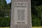 De ga sitt liv for fedrelandet 1940-1945 og så kommer navnene på våre helter