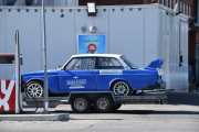 Men først så må vi ta en titt på denne her, en Volvo 142 eller 242. Klarte ikke å finne ut hvem som var rally kjøreren