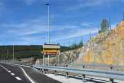 Det er ved Trollerudmoen til Saggrenda de to korte tunnelene befinner seg