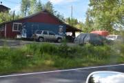Vi passerer Team Tiger som driver med dragracing, her skulle jeg ha stoppet og tatt en titt på depoet