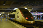 Et av togene men neppe det vi skal ta til Reims senere