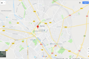 Her ligger hotellet vi skal være på i to netter i Reims - Best Western Hotel Centre Reims