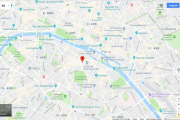 Her ligger hotellet vi skal være på i Paris - Hotel De Fleurie