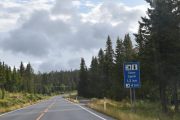 Er Toten i Gjøvik eller er Toten Gjøvik et eget sted? Uansett så ser vi det om 1,2 km. Men vi kan raste etter 4 km. Skal du på do, er det om 4 km.