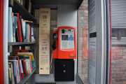 Denne er en Lesekiosk nr. 20 og har det gamle telefonapparatet, dette var verd turen selv om jeg ikke fant den andre