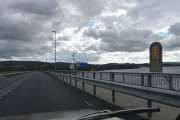 Vi har kommet på toppen og kjører inn i Ringsaker kommune