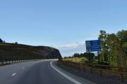 Og da havner jeg på motorveien, noe jeg ikke ville