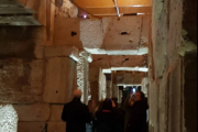 Men nå må vi følge dem litt, de er under Colosseum
