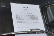 Jeg håper dere kan lese det, jeg ble øm i hjertet. Her snakker vi historie og den Fiat-en har virkelig blitt tatt vare på