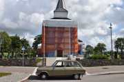 Nøtterøy kirke er under restaurering, dette er hovedkirken i det som var Nøtterøy prestegjeld