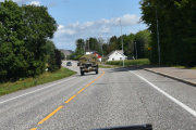 Men ser jeg en veteran på veien så tar jeg bilde og her kommer det en virkelig veteran. Det er en Dodge 3/4 T 4x4 fra 1943 og den var fin