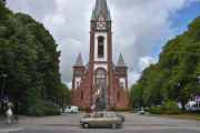 Jeg har en stopp til, det er Sandefjord kirke som er en langkirke fra 1903