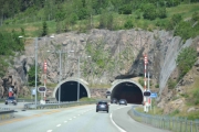 Siste tunnelen jeg tar bilde av før vi nærmer oss Drammen