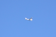 Her kommer det enda et fly over Susebukta som det heter her på hytta i Sandefjord