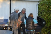 Til og med naboen kom ned og måtte se hva som foregikk