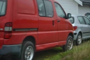 Bil nummer to er en Renault, var bare litt sen på avtrekkeren