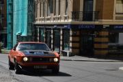 På tide å reise hjemover, men først må vi ha med oss denne bilen. Det er en Ford Mustang Grande fra 1973 som viser muskler