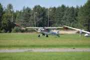 Slepeflyet Piper Super Cub skal trekke opp et seilfly
