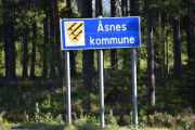 Nå har vi kommet til Åsnes kommune og har enda et stykke igjen. Det er den største kommunen i Solør i Innlandet med over 7500 innbyggere