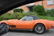 Dette lover godt, første bilen på turen. Det er en Chevrolet Corvette Stingray fra 1972
