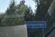 Da er vi i Kongsvinger og her var vi innom på turen oppover også