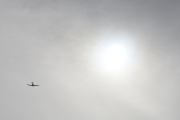 Her fikk jeg en med solen jeg tror det er Spitfire Mk. XVI