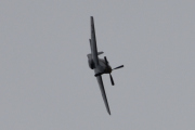 North American P-51D Mustang kan oppnå en hastighet på 800 km i timen