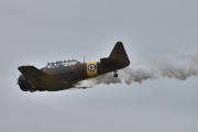 Jeg tror dette flyet kom til Norge i 1984 og det er Sameiet Warbird Aviation som eier det