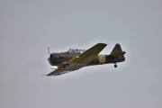 North American AT-6D Harvard fra 1943, jeg tror den er malt i fargene til en av Luftforsvarets Harvard-er