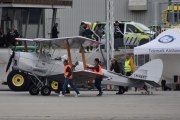 Her ser vi LN-KAY som er en DeHavilland DH 82A Tiger Moth II nr. 171 fra 1941. Vi så Lars Erik sin dobbeltdekker inne i hangaren når vi kom inn i dag morres