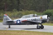 Canadian Car & Foundry T-6 Harvard Mk.4 fra 1952, den kom til Norge i 2016. Den er malt for å representere en USAF T-6G under Koreakrigstiden, heter visst Texas Belle, så da er det en hun