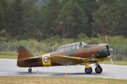 North American AT-6D Harvard fra 1943, den kom til Norge rundt 1986-1990 og er malt i RAF-farger som FS907