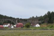 Denne har jeg også dokumenter før - Hengselva steinhvelvbru hvor Sørlandsbanen går, den er fra 1917 og er 51 meter lang og er vernet