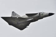 Dette er SE-DXN som er en Saab AJS 37 Viggen fra 1977