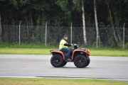 Kan dette være en Yamaha Grizzly 700, legg merke til den spesielle grillen foran