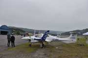 Neste flyskole vi ser er OSM Aviation Academy som står med sin SE-MIN som er en Diamond DA-42 Twin Star. Jeg tror dem holder til på Arendal flyplass