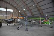 Nå er jeg litt i tvil, men jeg tror jeg har tatt bilde av den før når den ikke var så blank. Men har jeg rett så er det LN-ESS som er en CASA 1.131E Bücker Jungmann fra 1958
