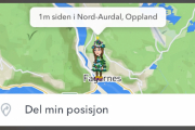 Ut ifra kartet er de nå ved Fagernes traktene