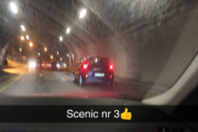 Men nå vil vi ha Renault og det fikk vi, i en tunnel til og med