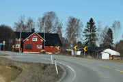 Krappeste svingen på turen og vi tar den elegant på innersiden