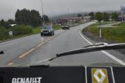 Når vi nærmer oss landsbyen Flisa, så dukker veteranene opp. Dette er en Volvo 144 fra 1973. Volvo 140 serien er en svensk personbilmodell, som ble produsert av Volvo fra 1966 til 1974