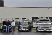 Mercedes, Renault og Chevrolet side om side. Da er vi på Tyskland, Frankrike og Amerika, som er store på bilproduksjon