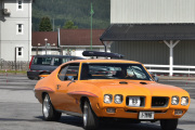 Og her kommer spesialutgaven av Pontiac GTO Judge fra 1970 inn til mål, da tror jeg vi har fått med oss alle