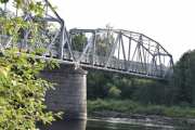 Litt morsomt å se Eidsfossbrua fra undersiden også
