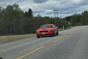 Så kommer det en Dodge Challenger SRT Hellcat fra 2017, jeg burde ha sett det, men det er ikke en veteran