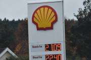 Shell Vinger, der kan du kjøpe 98 oktan og prisen holder seg