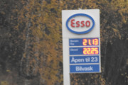 Esso stasjonen på Vormsund som ligger et par minutter unna har satt prisen litt ned siden vi kjørte oppover