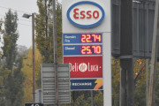 Da passerer vi Esso stasjonen på Alna og prisen holder seg på samme nivå som på Kløfta