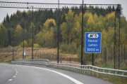 Siste avkjøring til Hamar og Løten, i 110 så går det fort og det er langt mellom avkjøringene